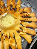 Torta salata con cuore fondente di Brie o Camembert
