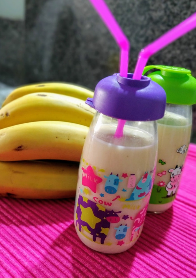 Una foto de Bebida de plátano