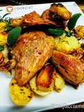Faraona Arrosto con Patate