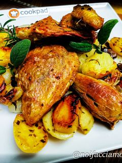 Foto di Faraona Arrosto con Patate