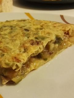 Una foto de Tortilla de espárragos trigueros