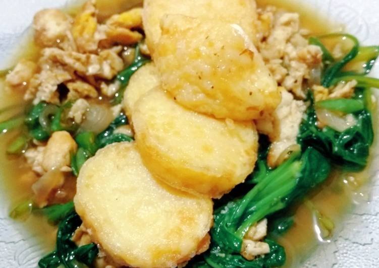 Ca Kangkung Tofu Telur