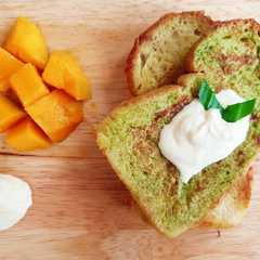 A picture of Pandan French Toast.