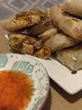 Rollitos de papel de arroz con verduras