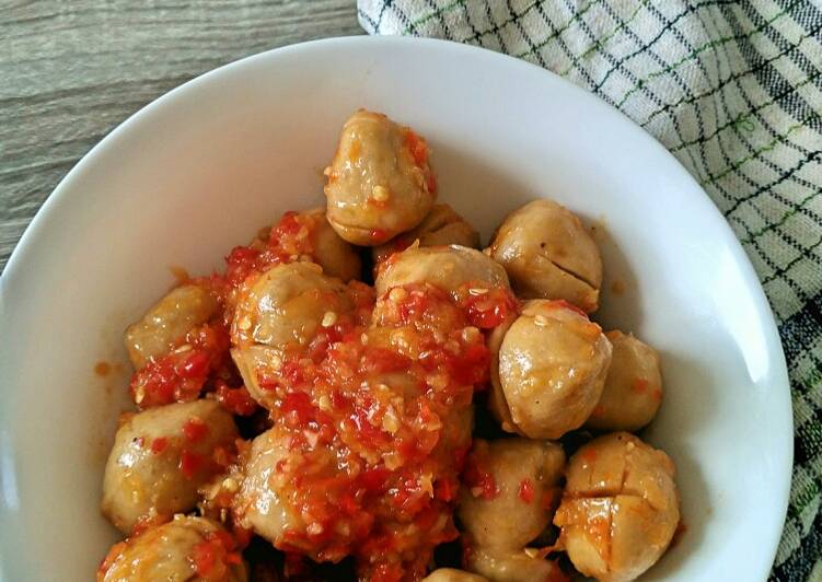 Bakso Mercon Bumbu Rujak