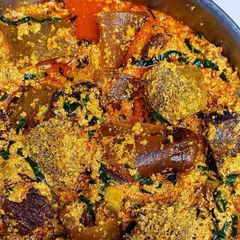 A picture of Egusi soup.