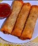 Crispy vegetables springs rolls