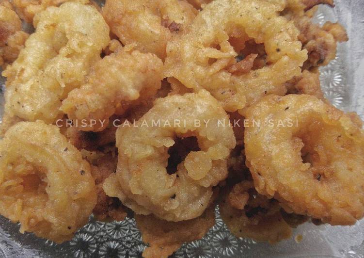 Resep Crispy Calamari / Cumi Goreng Tepung Anti Gagal