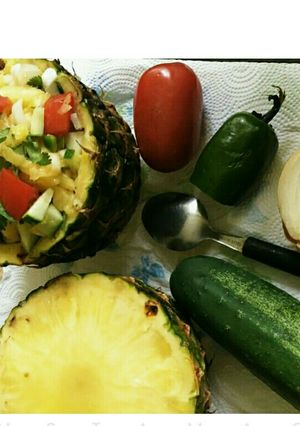 A picture of Pineapple salsa.