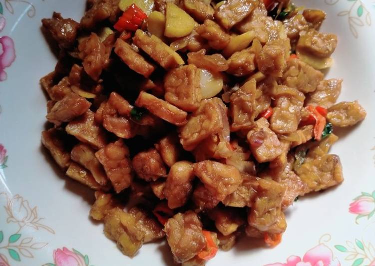 Oseng Tempe Pedas Manis