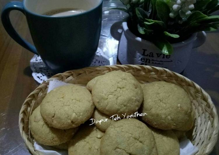 Peanut Green Tea Latte Alurre Cookies 🌿🍪 (#pr_kuekering)