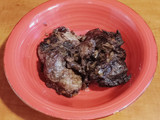 Carrilleras de Cerdo guisadas con vino (solo vino)