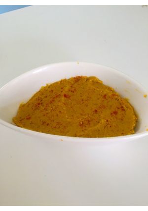 A picture of Hummus without Tahini.