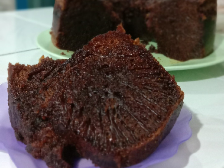 Langkah Mudah untuk Membuat Cake Caramel (cake sarang semut) Anti Gagal