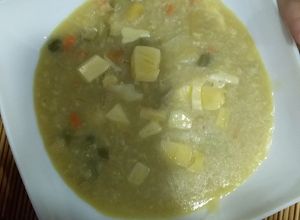 Una foto de Sopa de Guineo