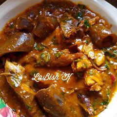 A picture of Ogbono soup.