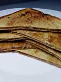 Fried plantain and chocolate bread sandwich