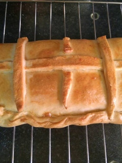 Una foto de Empanada de secreto y paté de pato