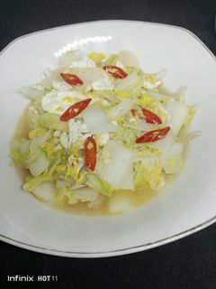 Foto resep Tumis sawi putih telur