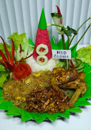 Foto resep Tumpeng merah putih