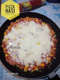 Foto resep Pizza Nasi Teflon