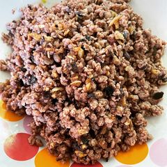 A picture of Stir-fried minced pork with salted Chinese olives.