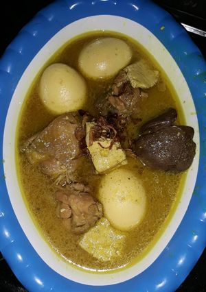 Foto resep Opor tralala...ayam...telur...dan tahu.🤗😊