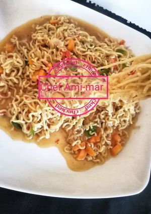 A picture of Indomie vegetable.