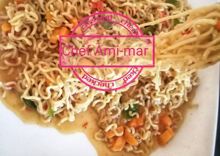 How to Make Super Quick Indomie vegetable