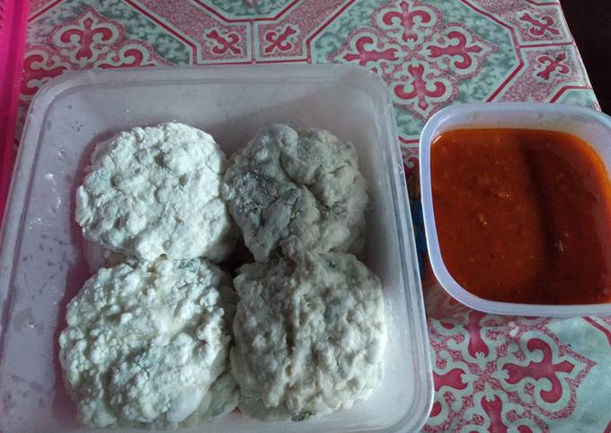 Cireng tahu sambal jontor