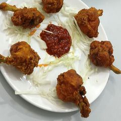 A picture of Chicken Lollipop.