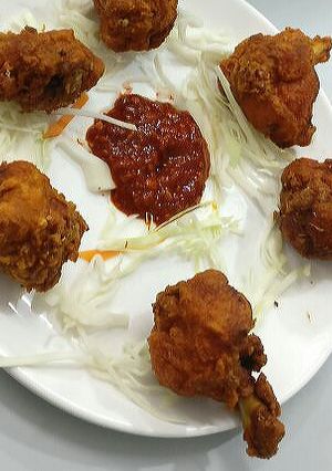 A picture of Chicken Lollipop.