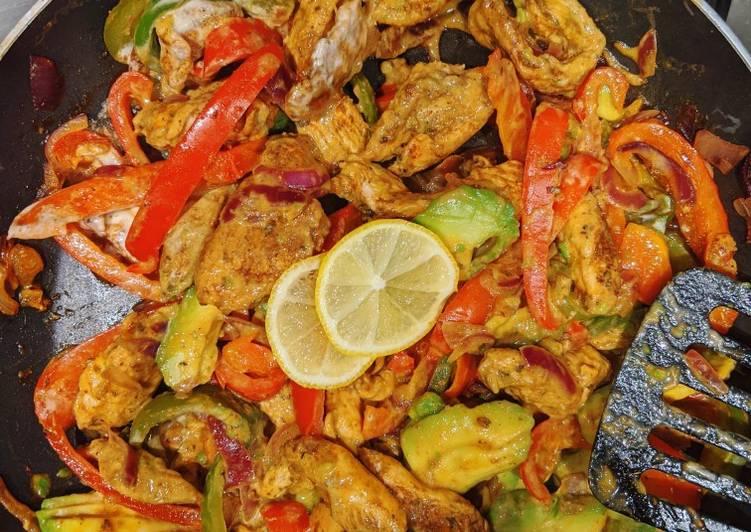 Easiest Way to Make Perfect Quick BBQ chicken Fajitas