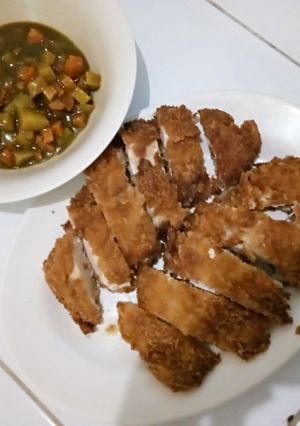 Foto resep Chicken katsu curry