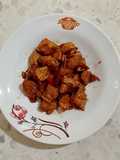 Tahu Kuning Kuah Kecap Pedas