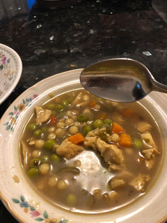 A picture of Wedding soup my style.