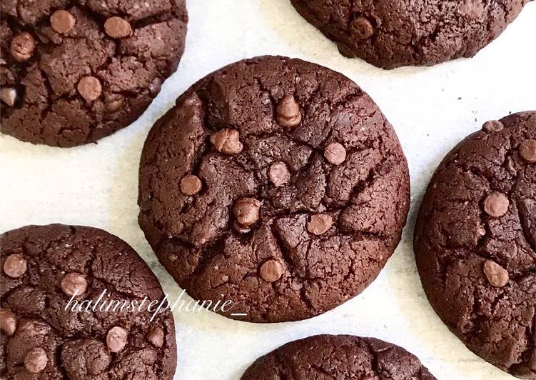 Resep !GURIH Soft Baked Chocolate Cookies kue rumahan simple
