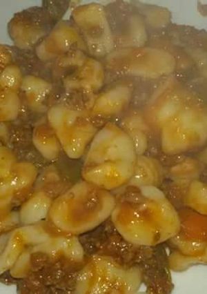 Una foto de Ñoquis de papas caseros