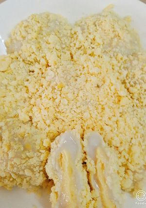 Hình của món Bánh dày đậu xanh.