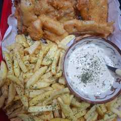 A picture of Fish and Chips.