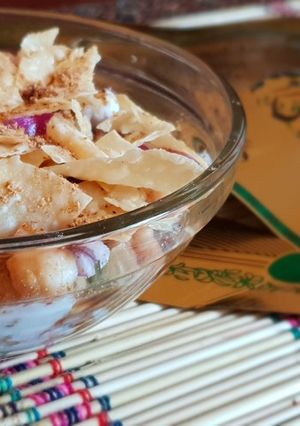 A picture of Chana chaat.