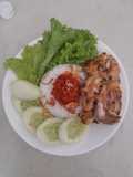 Cilantro lime chicken ala rumahan (ayam panggang daun wansui)