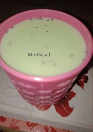 A picture of Ice cream shake.