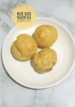 Foto resep Kue Sus Klasik Vla Coklat