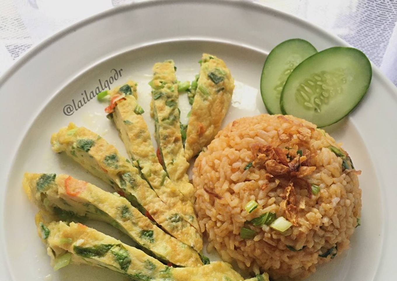 Nasi Goreng Asam Manis & Omelette