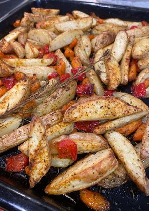 Una foto de Patatas al horno