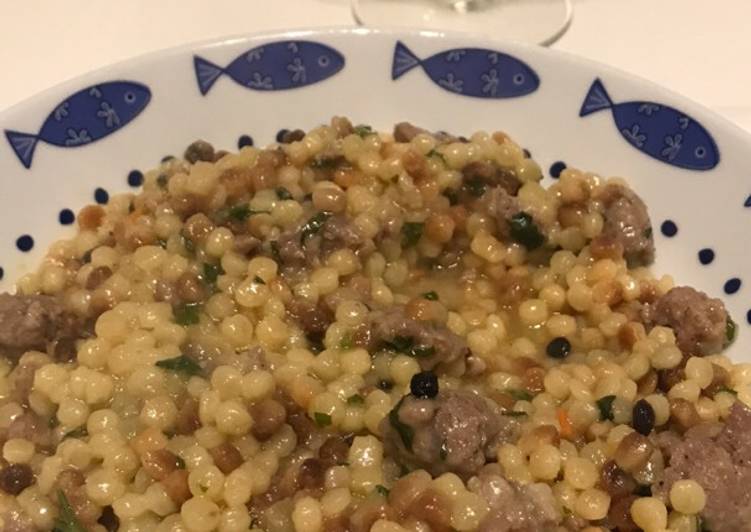 Fregola con salsiccia