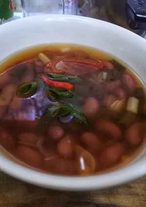 Foto resep Sayur kacang merah