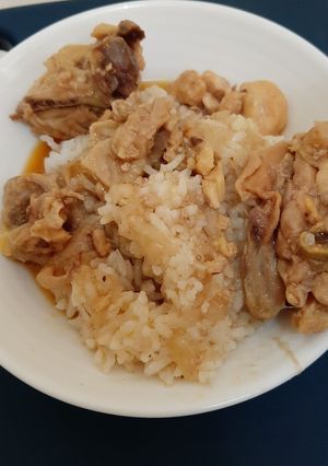 Foto resep Ricecooker ayam saus tiram