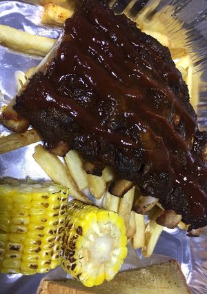 A picture of Baked Spare Ribs.